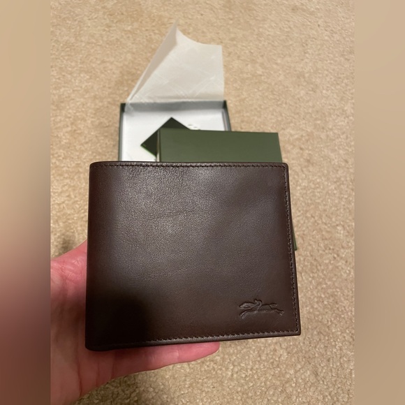 Brown Longchamp Men’s Wallet - Picture 1 of 4